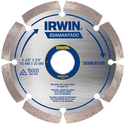 DISCO DIAMANTADO IRWIN 110mm SEGMENTADO