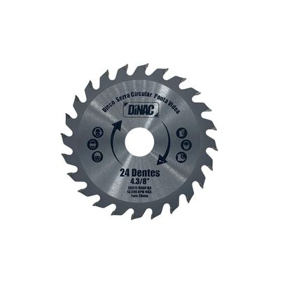 DISCO SERRA VIDEA 4 3/8 (24D-F20) DINAC