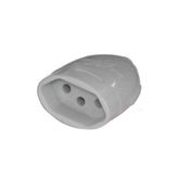 PINO FEMEA DANEVA 3P 20A ABNT CINZA 1619