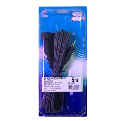 EXTENSAO PERLEX PARALELA 10mt 0,75 PRETA