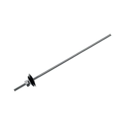 HASTE TELHA 1/4 200mm COMPLETA ZINCADA NACIONAL