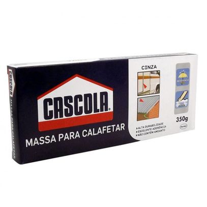 CASCOLA MASSA PARA CALAFETAR CINZA 350g