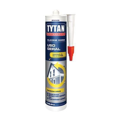 SILICONE TYTAN COR 280g BRANCO