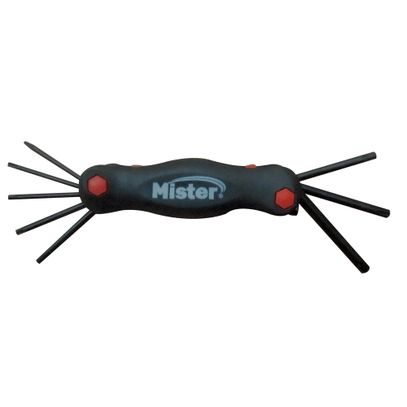 CHAVE TORX(JOGO 8PC) AC CANIVETE MISTER