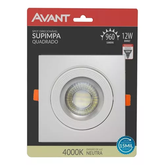 SPOT LED QUAD 12W 4000K DIREC BIV AVANT