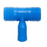 POLIETILENO TEE 1.1/2 AZUL BIANPLAST