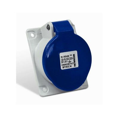 TOMADA EMB NEWKON 3P+N+T 16A 200/250V 9H AZ N5049