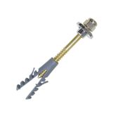 PARAFUSO FIX VASO B08x70mm LATONADO SC(20) NACIONAL
