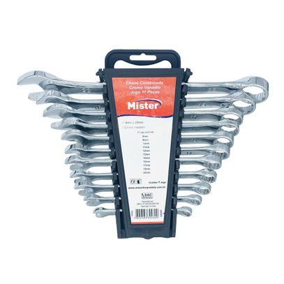 CHAVE COMBINADA CRV JG 11PC(6-22) MISTER