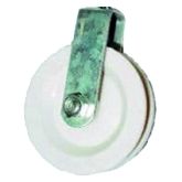 ROLDANA PLASTICA 8cm S/ PARAFUSO GS