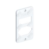 CONDULETE PLACA P/1 MOD MILUZ 3/4 BRANCO INPOL