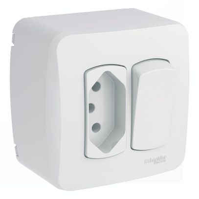 MILUZ CAIXA SOBREPOR INTERRUPTOR 1(S)+TOM 10A BR S3B66030