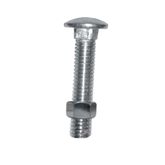 PARAFUSO FRANCES C/PORCA 3/8 x 2 ZB MISTER