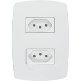 PEROLA TOMADA DUPLA NBR 20A 227 RADIAL