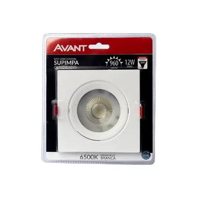 SPOT LED QUAD 12W 6500K DIREC BIV AVANT