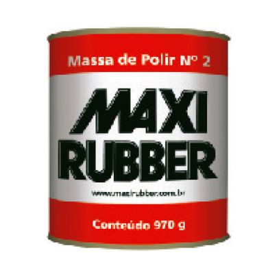MASSA DE POLIR N.2 970g MAXI RUBBER  6MH010