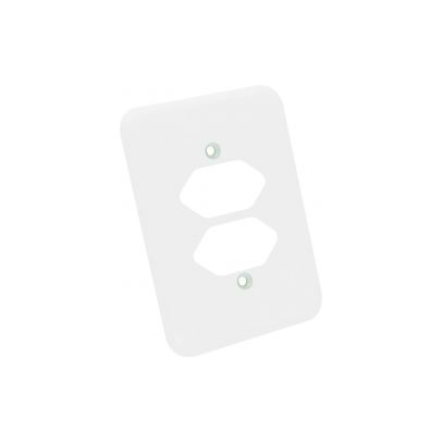 POLLAR PLACA 4x2 TOMADA DUPLA ABNT RADIAL