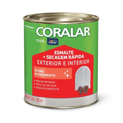 TINTA ESM CORALAR BR AMARELO 900ml