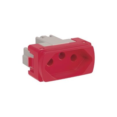 MILUZ MOD TOMADA NBR 20A VERMELHA S3B70359