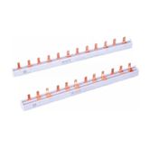 BARRAMENTO PENTE BIFASICO 12 POLOS 63A TAF