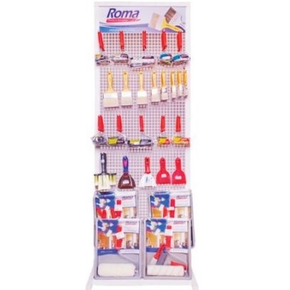 EXPOSITOR PLASTICO ROMA 1,85X0,68 MKT