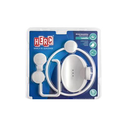 KIT ACES BWC 4PC LAVELLO BRANCO 0081 HERC