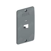 CONDULETE PLACA P/1 RJ45 3/4 CINZA INPOL