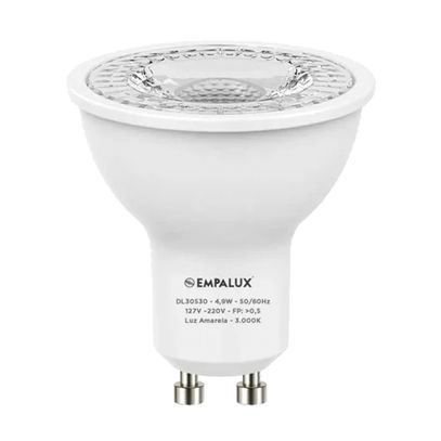 LAMP LED DICR 4,9W 6500K 392lm GU10 BIV EMPALUX ID