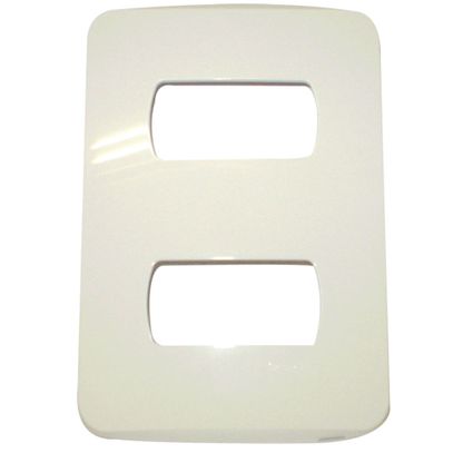 MILUZ PLACA 4x2 2 MOD BR S3B77120