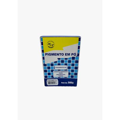 PIGMENTO EM PO NACIONAL 500g AMARELO