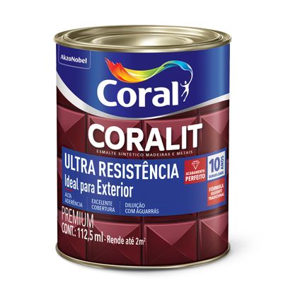TINTA ESM CORALIT ULTRA FO PRETO 112,5ml AMOSTRA