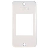 CONDULETE PLACA P/3 TECLA 3/4 BRANCO INPOL