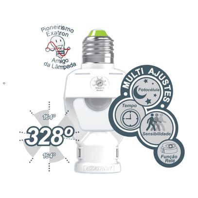 SENSOR PRESENCA P/LAMPADA E27 EXATRON MANUAL