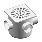 CAIXA SIFONADA 100x100x40 HERC
