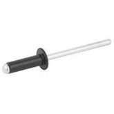 REBITE ALUMINIO 4,8x19 C/(500) PRETO MISTER