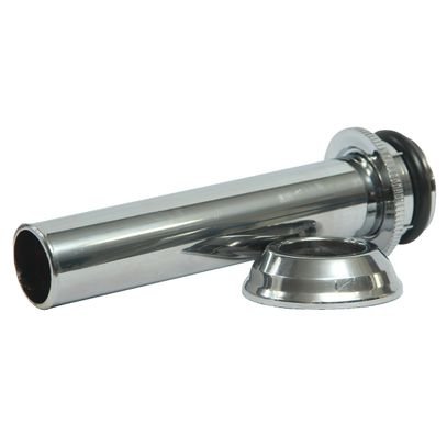 TUBO LIGACAO WC CROM C/ESPUDE 19cm ALUMASA