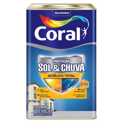 TINTA SOL E CHUVA ACRIL TOTAL BRANCO 18L
