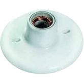 PLAFONIER BASE OPL C/PORC 100W BRANCO
