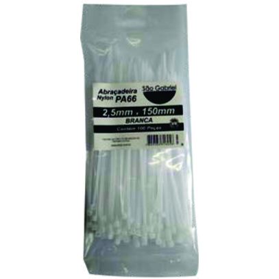 CINTA LACRE 4,6x400 BRANCA NYLON PA66 TBT
