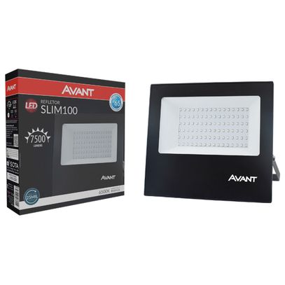 REFLETOR LED SLIM 030W 2250lm BIV 6500K AVANT