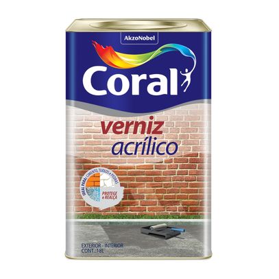 VERNIZ CORAL 18L ACRILICO INCOLOR