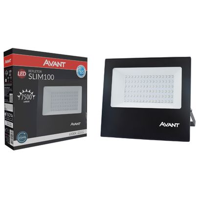 REFLETOR LED SLIM 010W 750lm BIV 6500K AVANT