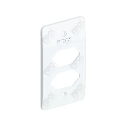 CONDULETE PLACA P/2 TOM ABNT 3/4 BRANCO INPOL