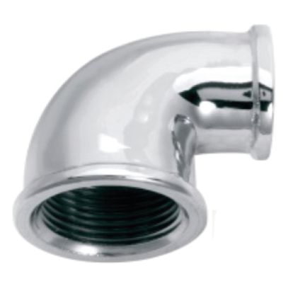 LATAO CROMADO JOELHO 1/2x90G ALPHA CT003