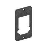 CONDULETE PLACA P/2T+TOM ABNT 3/4 PRETO INPOL
