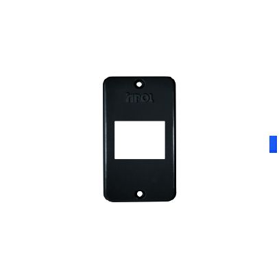 CONDULETE PLACA P/2 TECLA 3/4 PRETO INPOL