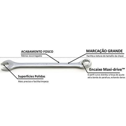 CHAVE COMBINADA STANLEY CRV 26
