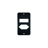 CONDULETE PLACA P/1T+TOM ABNT 3/4 PRETO INPOL