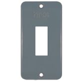 CONDULETE PLACA P/1TECLA 3/4 CINZA INPOL