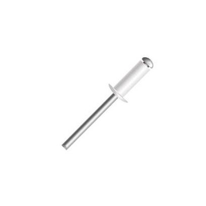 REBITE ALUMINIO 4,0x10 C/(1000) BRANCO MISTER